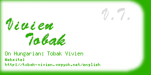 vivien tobak business card